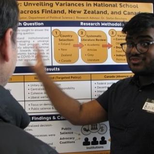 Photos from the inaugural Political Science Research Symposium