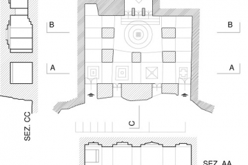 Fig 05b Ground plan of the rock-hewn church of Maryam Mawka (Ḥawzen region, Təgray) (des. Arch. Mario Di Salvo, 2015).