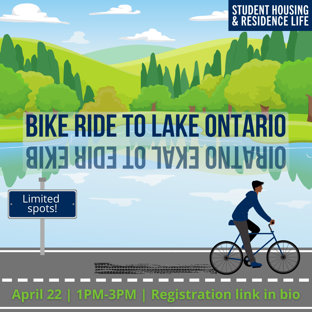 bike ride to lake ontario