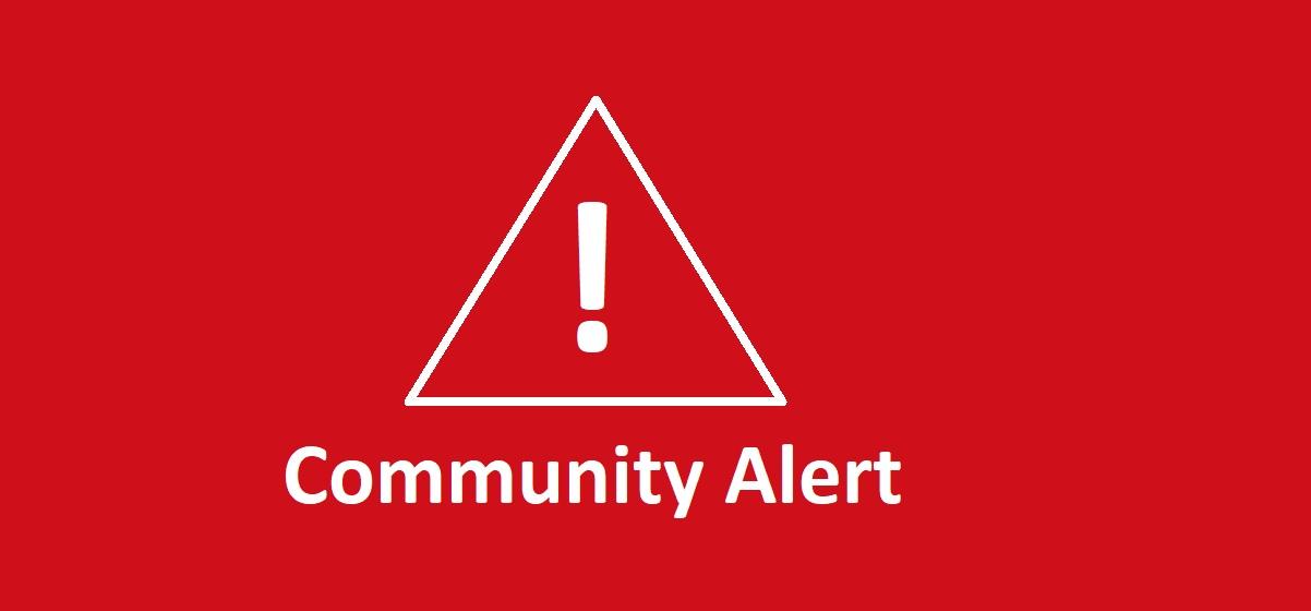 Community alert - exclamation point icon
