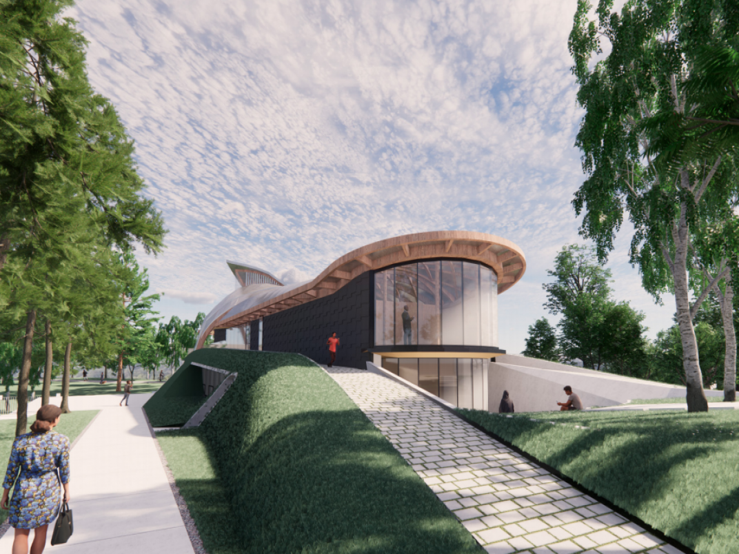 utsc Indigenous house rendering