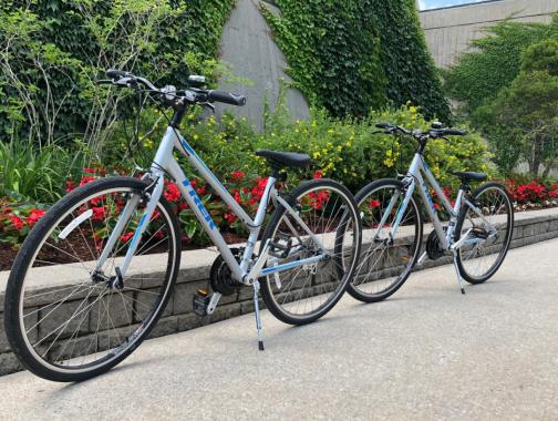 bikes in front of sw building