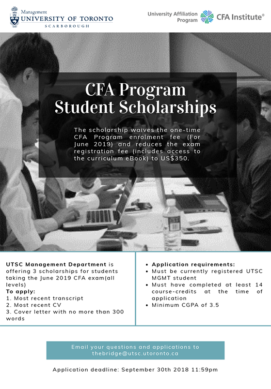 CFA Exam Scholarship