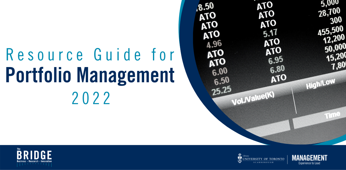 Portfolio Management Resource Guide 2022