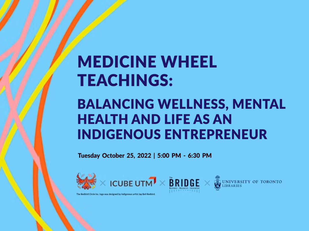 A poster for "Medicine Wheel Teachings" workshop