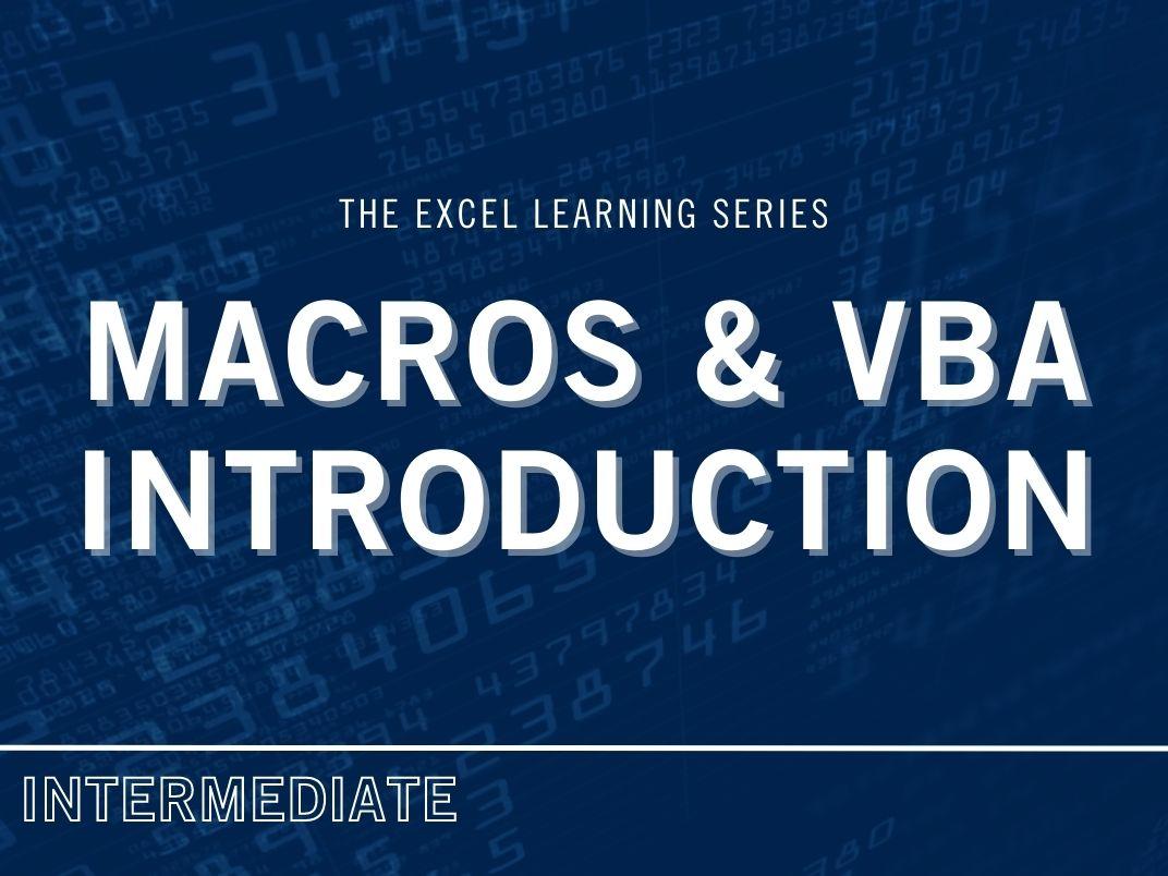 Macros and VBA Introduction Thumbnail
