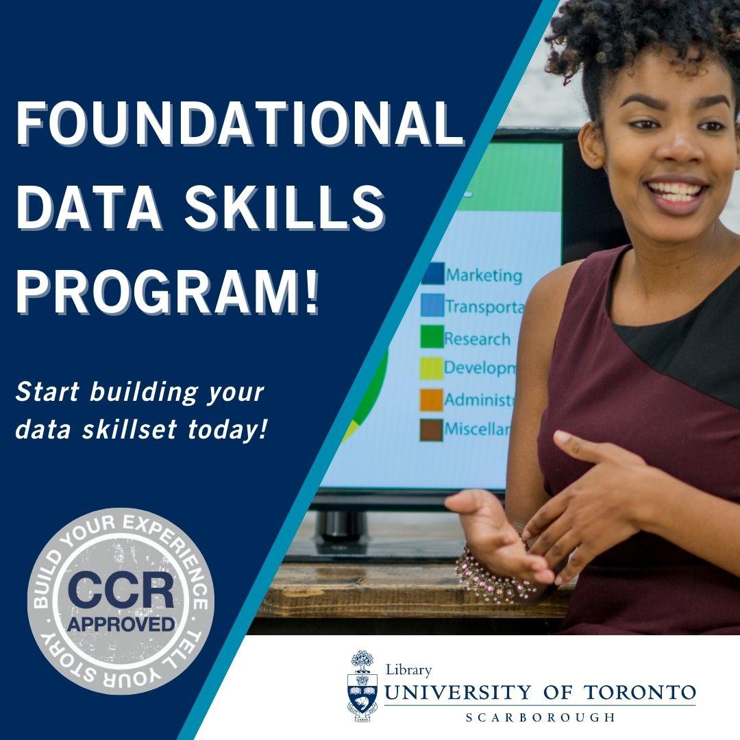 Poster for the foundational data skills program