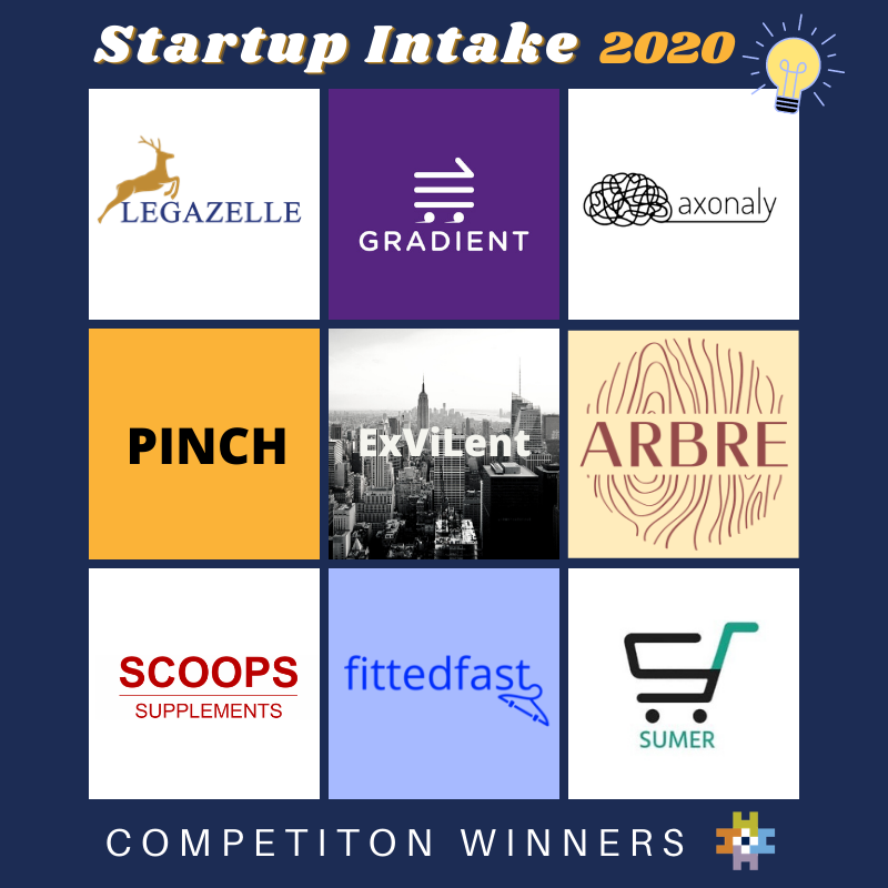 Startup competition winners