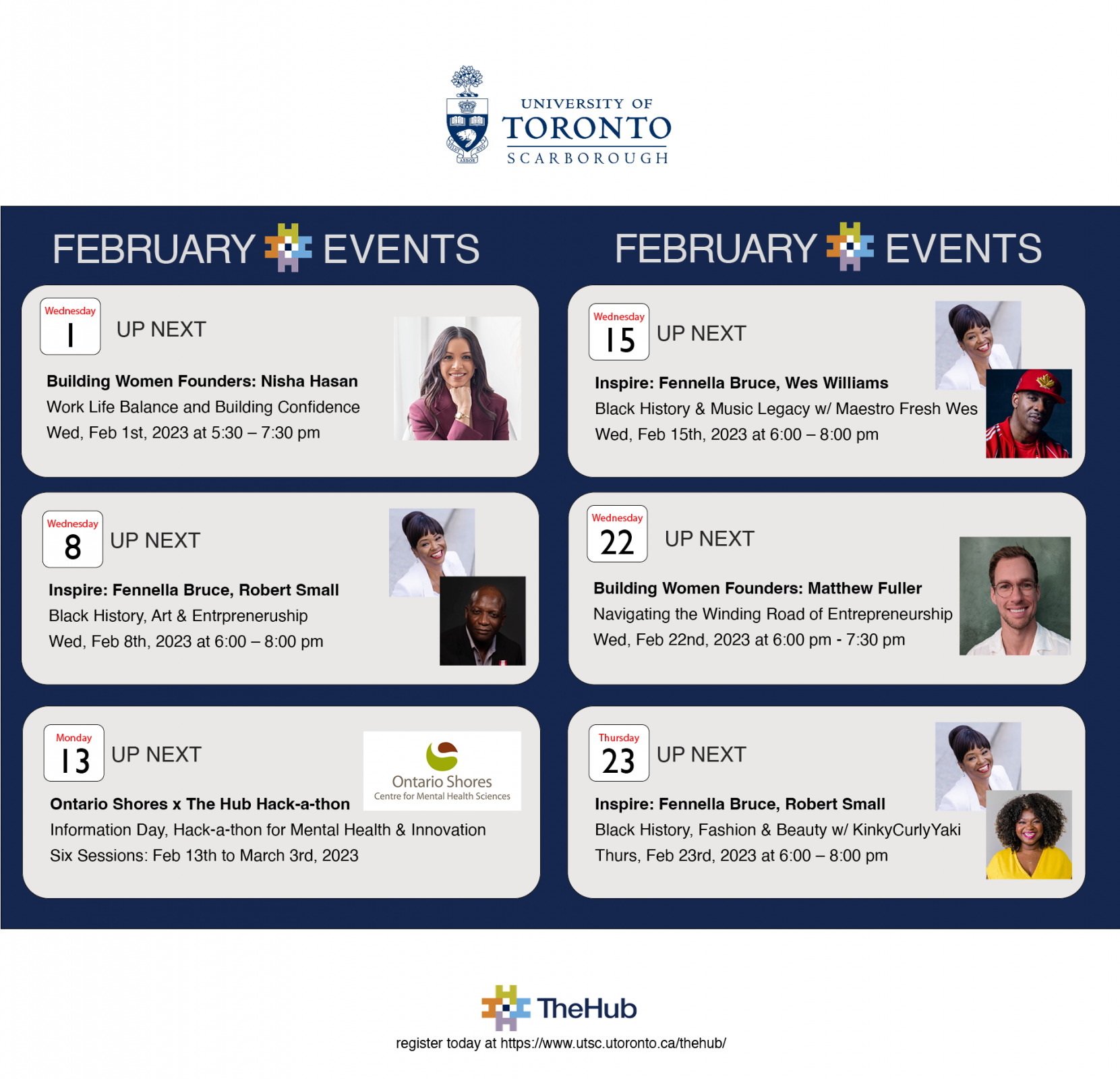 February Events The HUB 2023